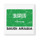Saudia Arabia Vintage Flag magnets