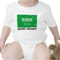 Saudia Arabia Vintage Flag Rompers