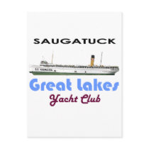 Saugatuck Douglas Michigan Yacht Club Great Lakes Post Cards
