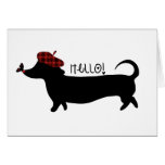 Sausage Dog Card