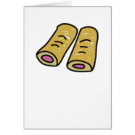 Sausage Rolls Greeting Cards