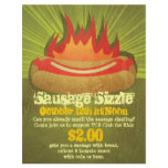 Sausage Sizzle Party flyers