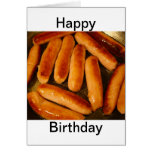 Sausages Happy Birthday Card