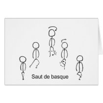 Saut de basque card