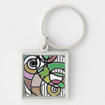 Savage circular beauty key chains