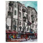 Savannah Georgia River Street art drawing flyers