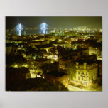 Savannah Georgia Skyline Posters