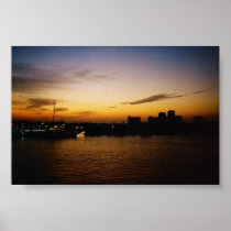 Savannah in the evening print