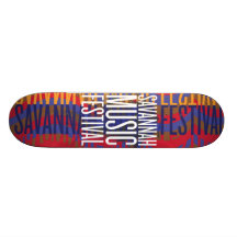 Savannah Music Festival Skate Board