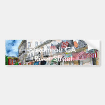 savannah riverstreet bumber sticker river street bumper sticker