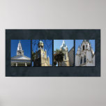 Savannah steeples poster