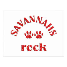 Savannahs Rock Postcard