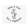 Save a Cow Eat A Vegetarian