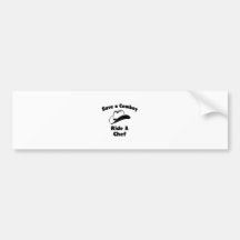 Save a Cowboy .. Ride a Chef Bumper Sticker
