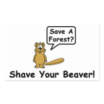 Save A Forest? Rectangular Sticker