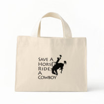 Save A Horse Ride A Cowboy Bag