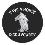 Save a Horse Ride a Cowboy stickers