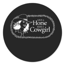 SAVE A HORSE. RIDE A COWGIRL. T-shirt