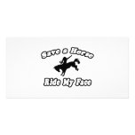 Save a Horse, Ride My Face Photo Greeting Card
