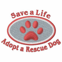 Save A Life, Adopt A Rescue Dog (pink)