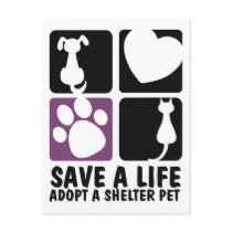 Save A Life Postcard