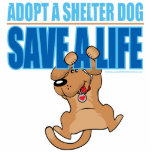 Save A Life Shelter Dog Photo Cutout