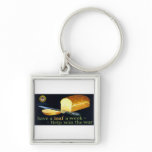 Save a Loaf a Week ~ help Win the War Keychain