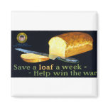 Save a Loaf a Week ~ help Win the War Magnets