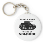 SAVE A TANK. RIDE A SOLDIER. KEYCHAIN