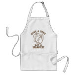 Save A Tree Eat A Beaver Apron