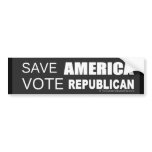 Save America Vote Republican Bumper Stickers