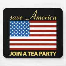 Save American - Join a TEA Party Mouse Pad
