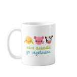 Save Animals Go Vegetarian mugs