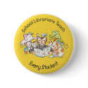 Save California School Libraries - Aliki Yellow buttons