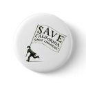 Save California School Libraries - Hugo Cabret buttons