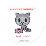 Save Cat Proceeds go to the Animal Shelter stickers