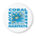 Save Coral Reefs magnets