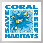 Save Coral Reefs posters