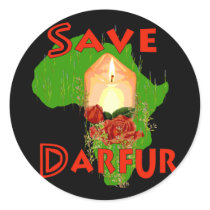 Save Darfur Sticker