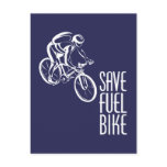 Save Fuel Biking postcards
