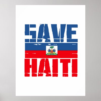 SAVE HAITI POSTER by HumaniTees