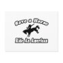 Save Horse, Ride American Postcard