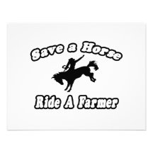 Save Horse, Ride Farmer Personalised Announcements