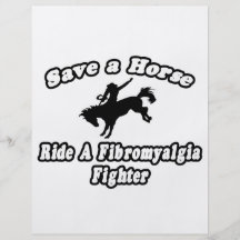 Save Horse, Ride Fibromyalgia Fighter Flyers