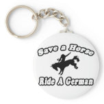 Save Horse, Ride German keychains