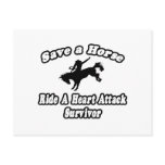Save Horse, Ride Heart Attack Survivor postcards