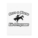 Save Horse, Ride Programmer postcards