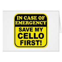 Save My Cello Card