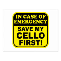 Save My Cello Post Card