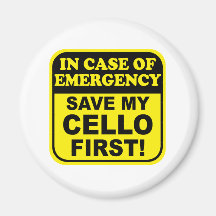 Save My Cello Refrigerator Magnets